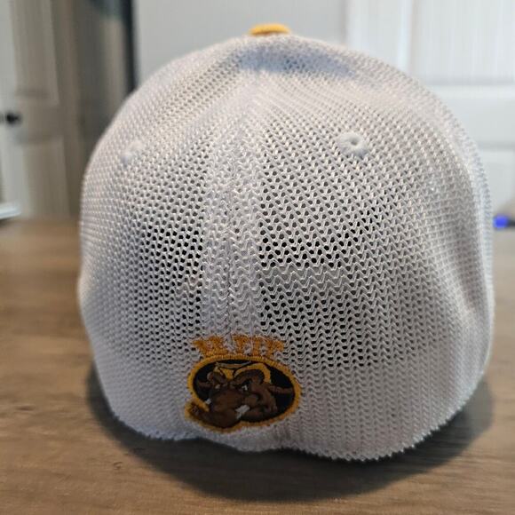 Vintage PFW Mighty Masterdons Musclehead Fitted Hat Cap Black Purdue University - Picture 5 of 11